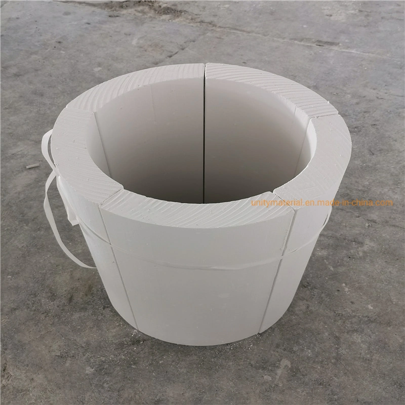 Non-Asbestos Micropore Calcium Silicate Pipe & Block Insulation Pipe Sections for Hot Water Pipelines Stainless Steel