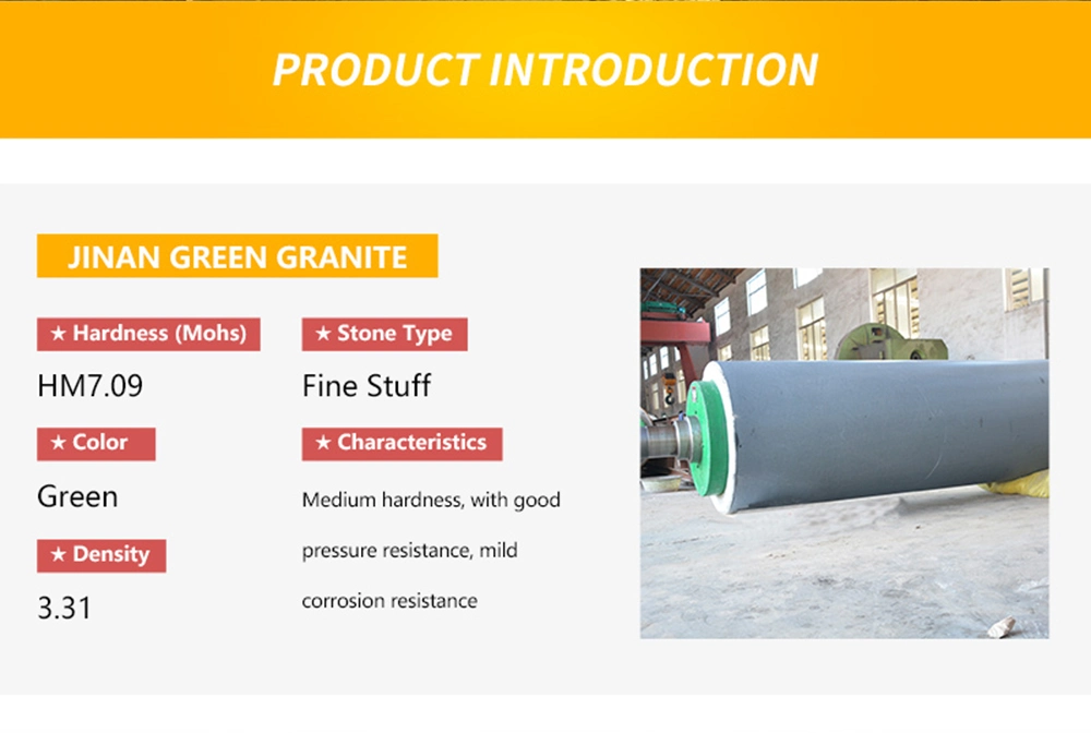 2022 New High Quality High Performance Granite Stone Roller for Paper Mill