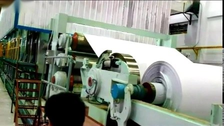 Máquina automática de bobinado de alta velocidad para reciclaje de papel
