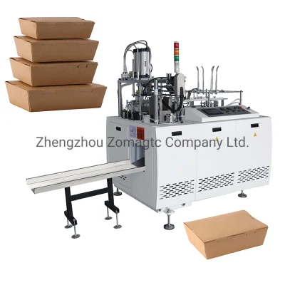 Línea de producción automática Máquina para fabricar cajas desechables Máquina formadora de fiambreras de papel
