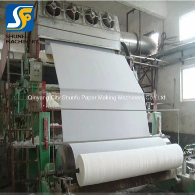 Máquina de papel higiénico usada a la venta Equipos de máquina cortadora de papel para procesamiento de tejidos