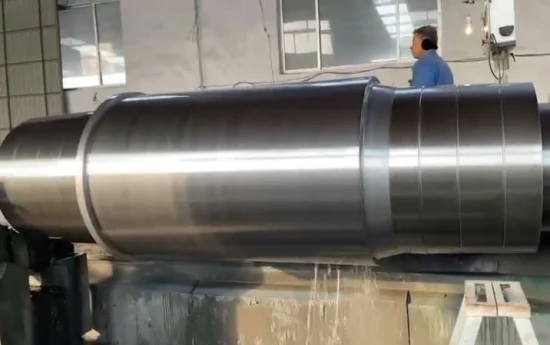 Rodillo de succión de la máquina de papel Kraft Rodillo de roca de granito mecánico grande para molino de papel