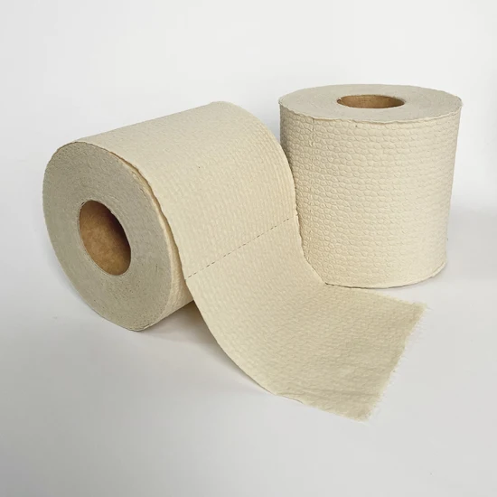 Pulpa de bambú del papel higiénico suave del papel higiénico de la muestra libre de la fábrica del OEM 3ply