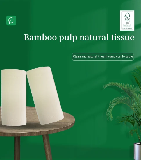 Toalla de Papel Limpieza Cocina Descomponible 100% Pulpa de Bambú