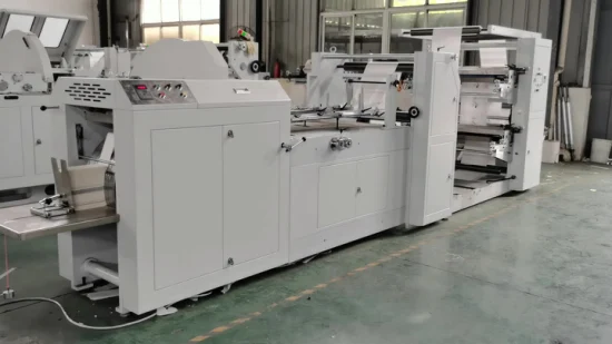 Lilin Hot Products Lmd-400+Lst-2700 Maquinaria para fabricar bolsas de papel con unidad de impresión para bolsa de papel para pan