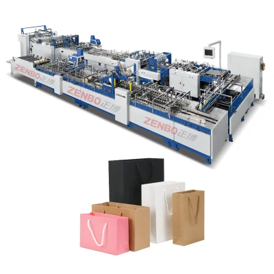 Paquete de bebidas Productos lácteos Fabricación de máquinas Kraft Bolsas de compras de papel