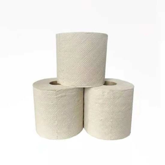 Papel higiénico 100% pulpa de bambú No irritante Descomponible 2/3/4ply Venta al por mayor Bambú OEM