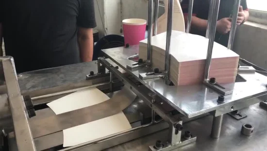Fabricación de máquinas automáticas de vasos de papel Mg-X12 en línea de productos de China