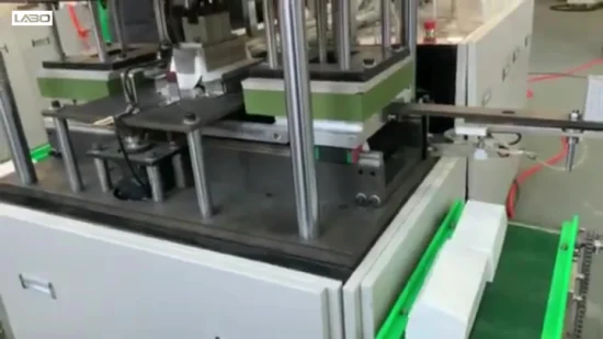 Máquina formadora de productos de caja de almuerzo de cartón de comida de papel Kraft recubierto de PE desechable automático